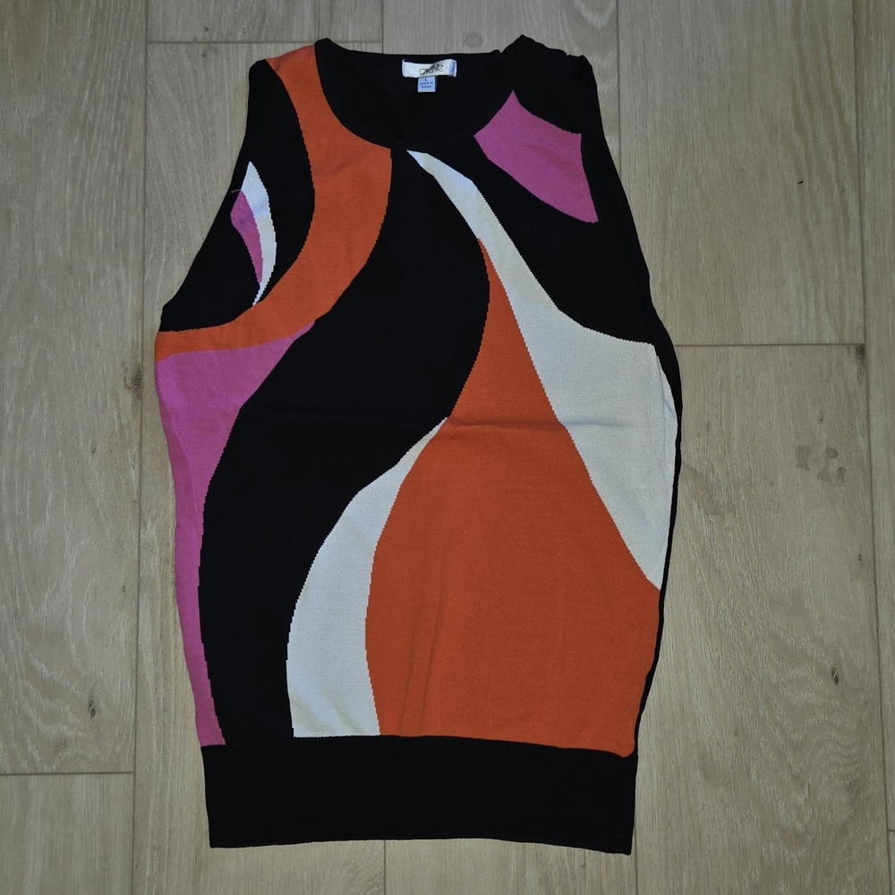 Cache Multicolor Sleeveless Blouse - image 1